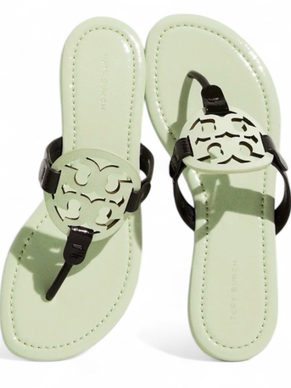 Tory Burch mint green millers (limited edition)